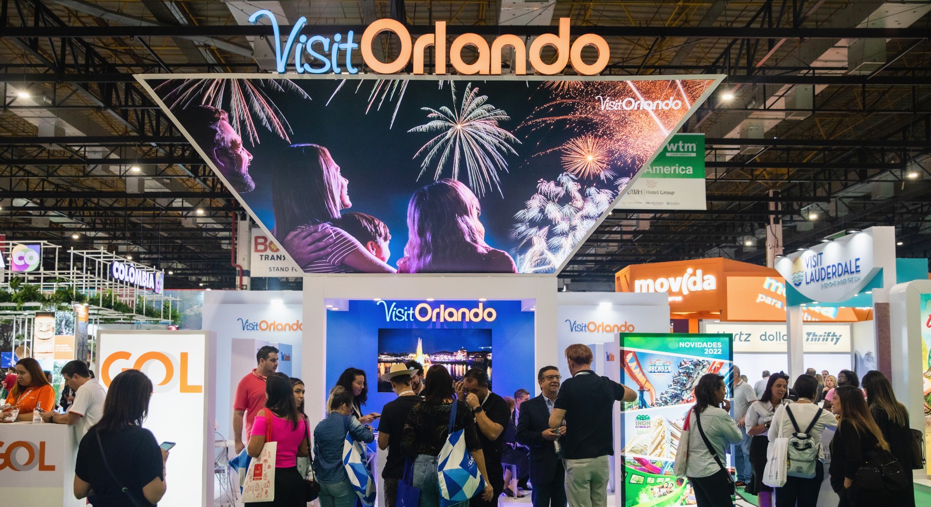 Visit Orlando team members traveled to Sao Paulo, Brazil to participate in World Travel Market.