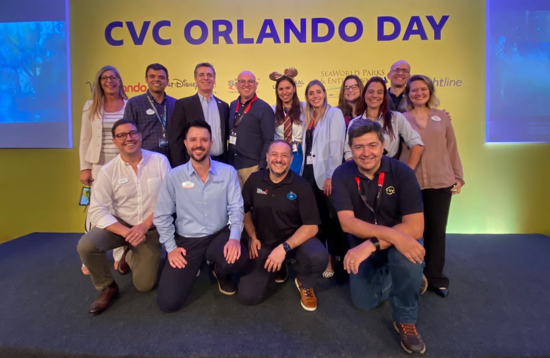 Visit Orlando team members and industry partners at CVC Orlando Day during World Travel Market Latin America. 