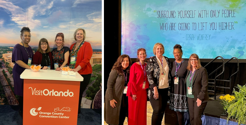 Visit Orlando team members at the International Association Exhibition & Events (IAEE) Women’s Leadership Forum and PCMA Foundation’s Visionary Awards