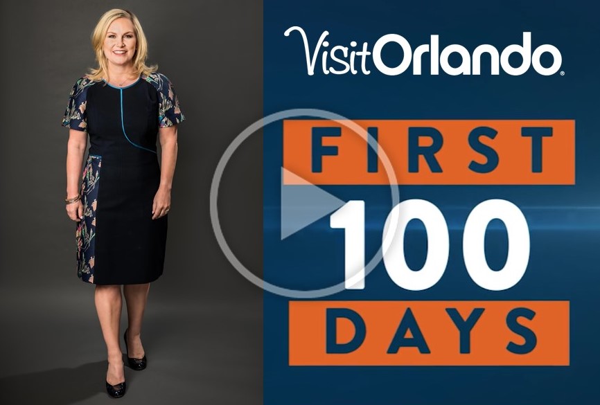 Casandra Matej, President & CEO of Visit Orlando, recaps her first 100 Days in this video