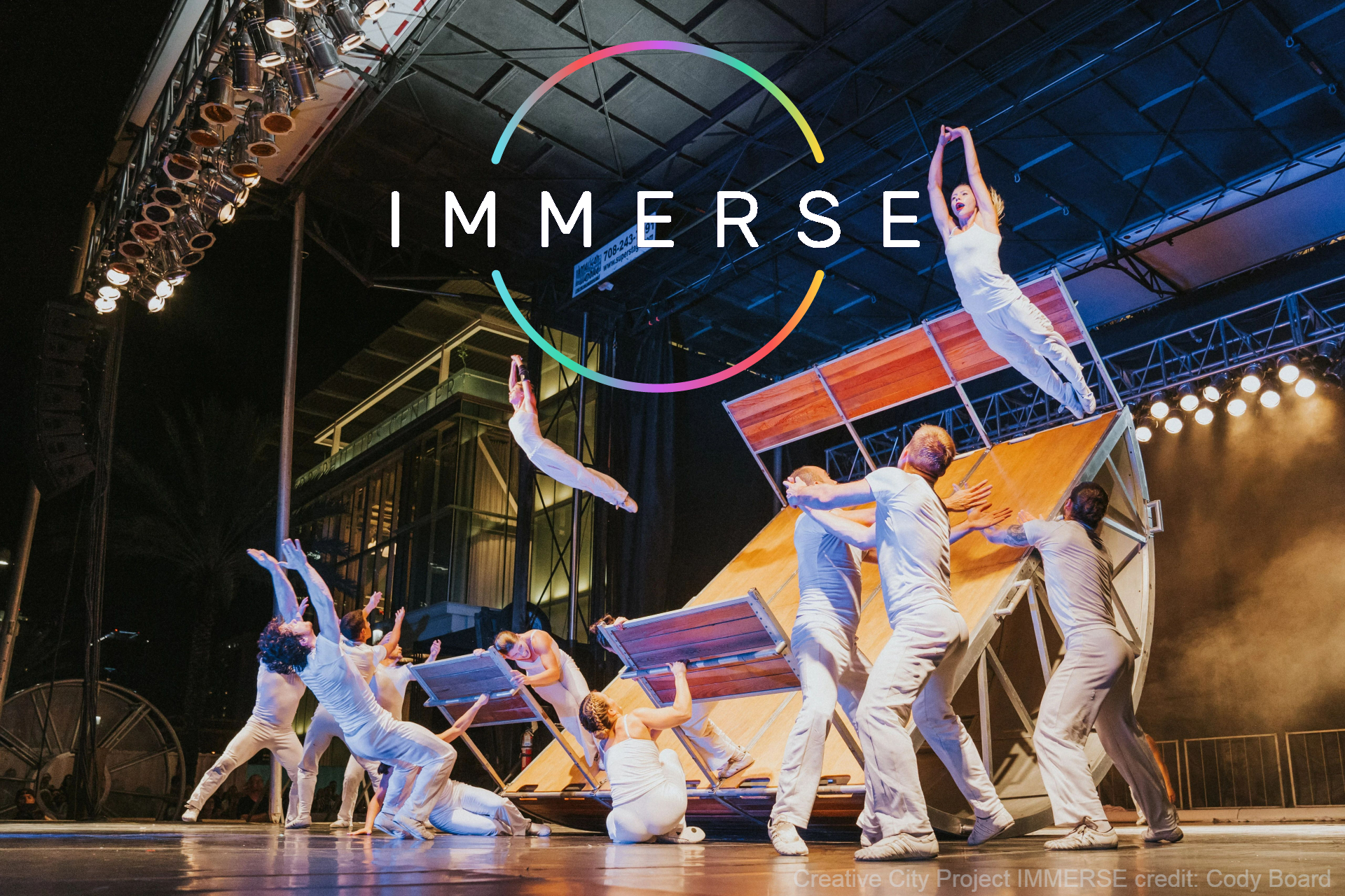  IMMERSE, the annual performing and interactive arts event takes place tonight and tomorrow night in downtown Orlando.