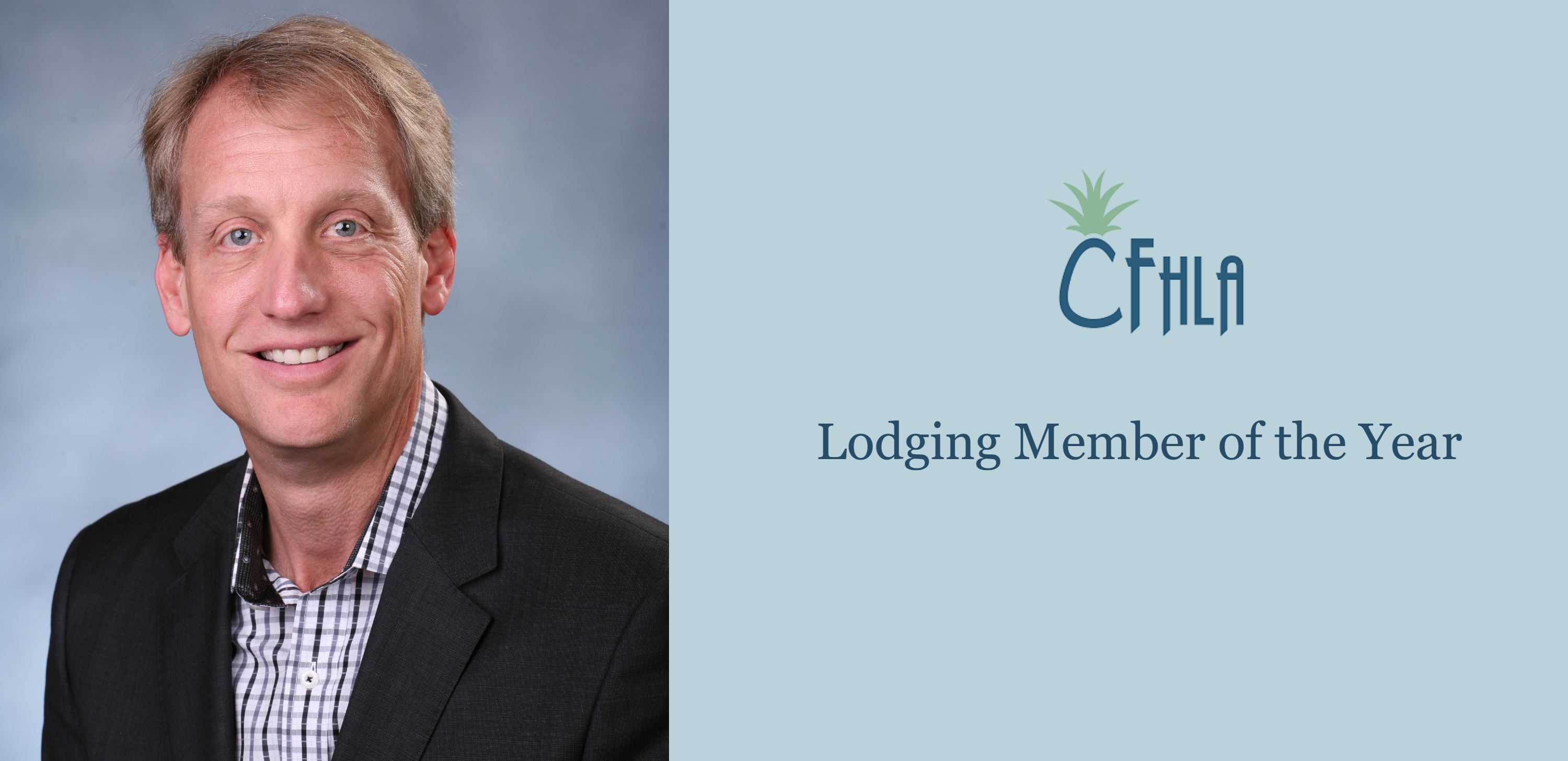 Congratulations to Brian Comes, Visit Orlando board chair and area vice president of the Hyatt Regency Orlando, for being named CFHLA’s Lodging Member of the Year