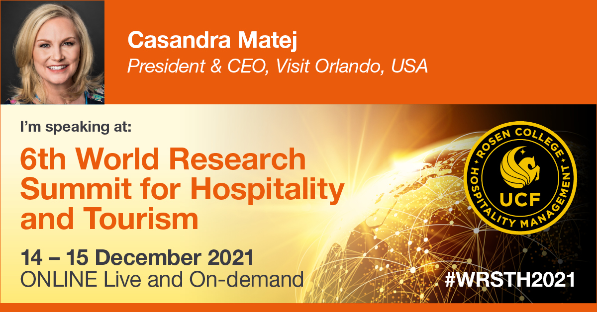 Register for the World Research Summit for Hospitality and Tourism  