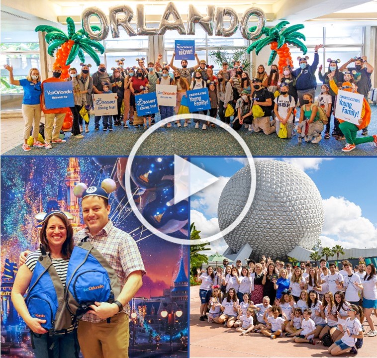 Jennifer Young of Long Island, New York, winner of Visit Orlando’s Most Magical Gathering Contest, shared the incredible experience March 4-7 alongside friends and family of all ages. 